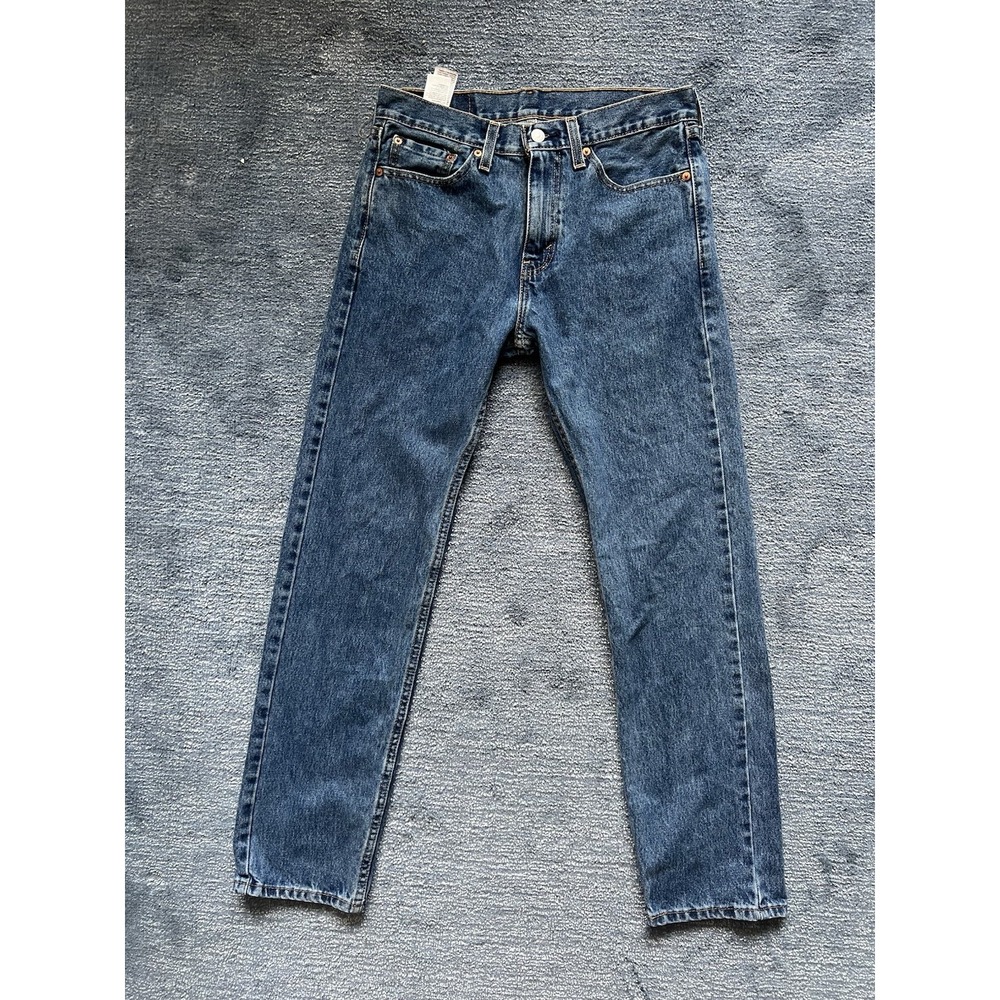 Levi's 505 Regular Fit Men's Jeans 30x32 Zip Fly Dark Wash Classic Straight Leg